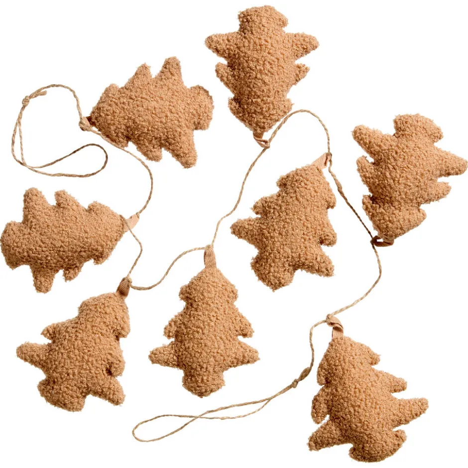 Slinger Teddy Kerstboom Bruin 133 Cm|Kwantum New