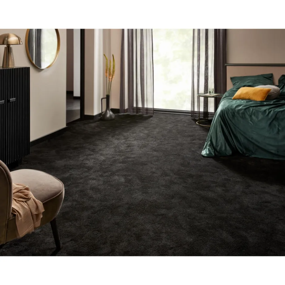 Tapijt Leetsdale Zwart|Kwantum Fashion