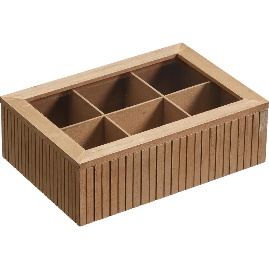 Theedoos Latjes Bruin|Kwantum Fashion