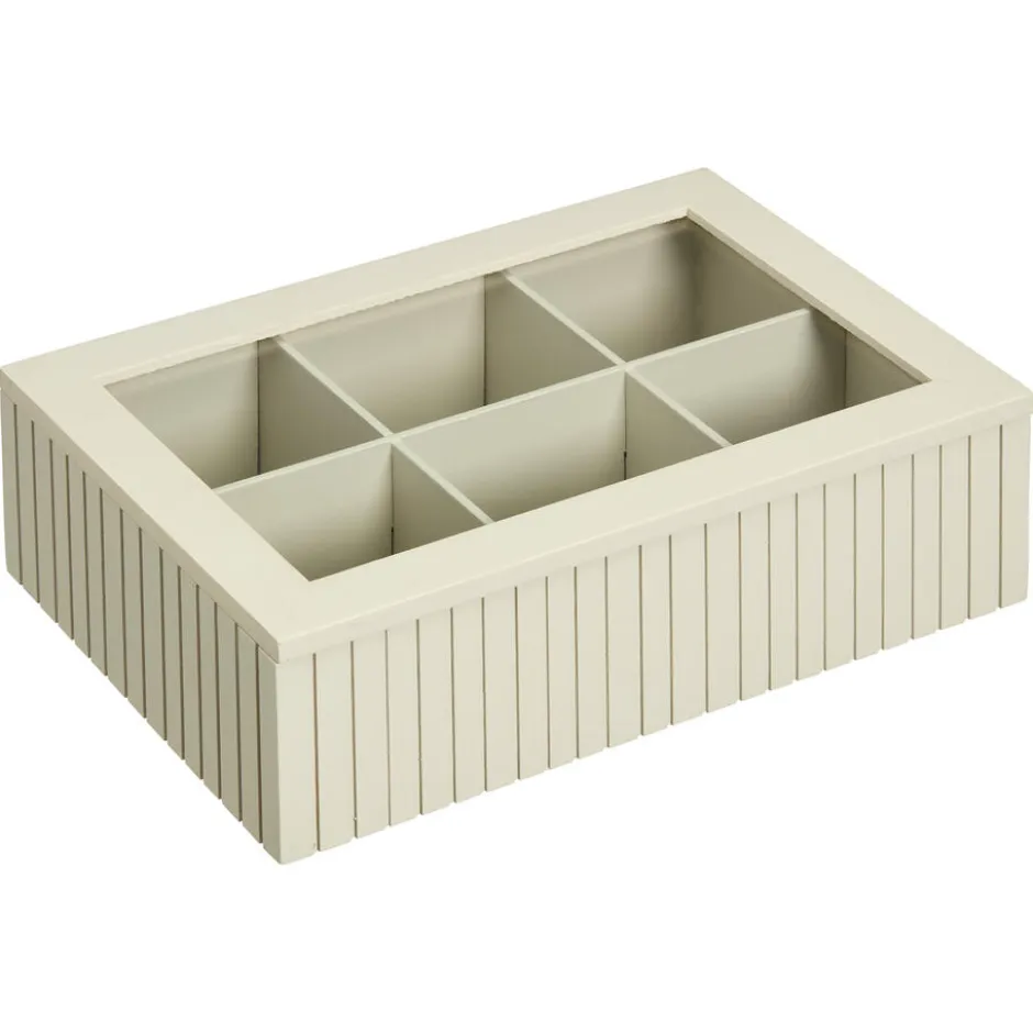 Theedoos Latjes Off-White|Kwantum New