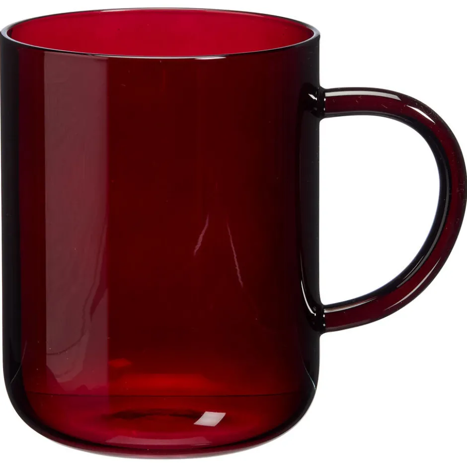 Theeglas Solid Retro Rood - 450 Ml|Kwantum Online