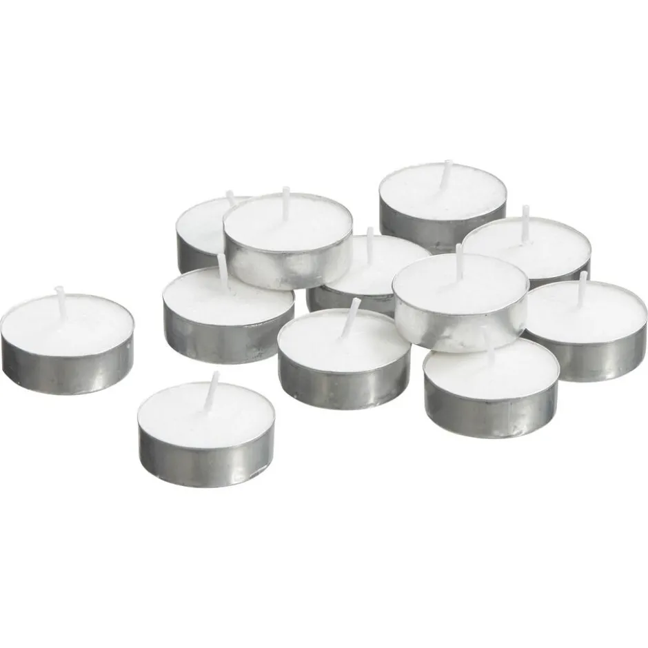 Theelichten 100 Stuks Wit|Kwantum Discount