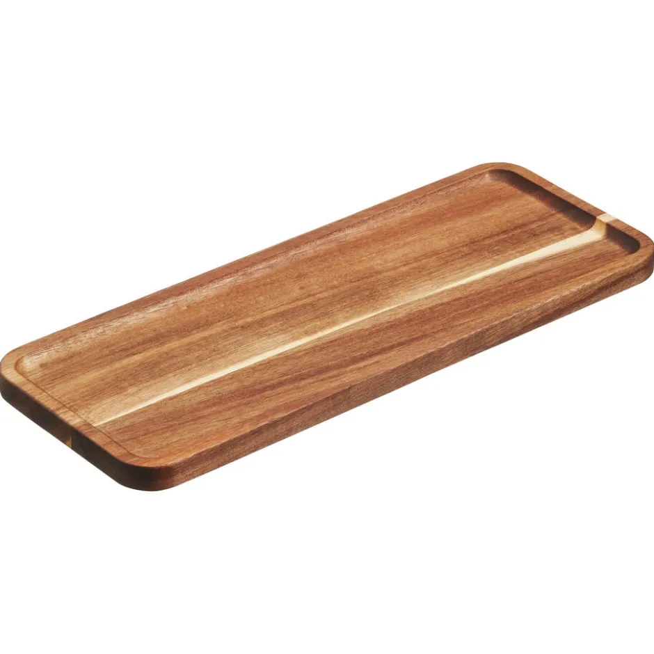 Tray Rechthoek Wood Naturel 36x14 Cm|Kwantum Outlet