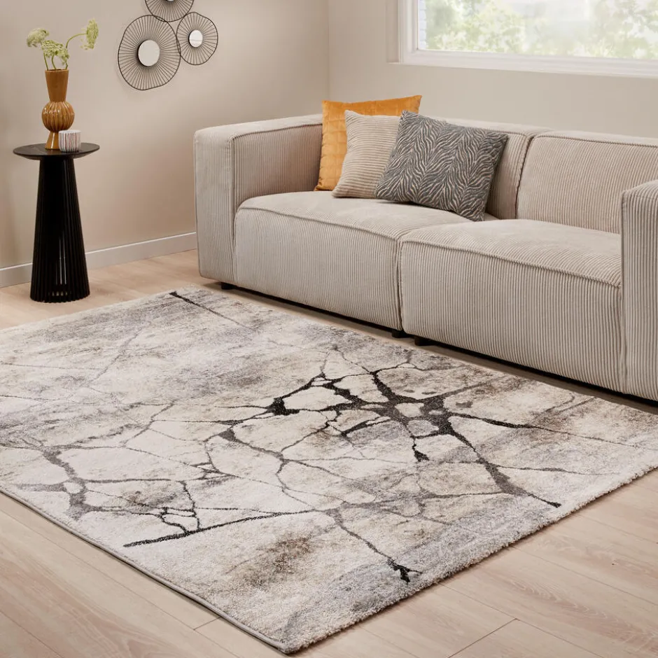 Vloerkleed Impact Grijs 160x230 Cm|Kwantum Fashion