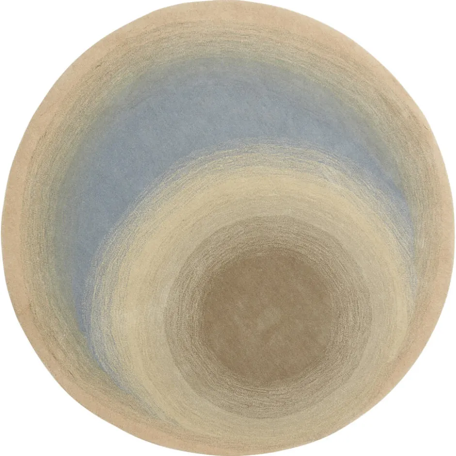 Vloerkleed Quinton Blauw - Ø150 Cm|Kwantum Hot