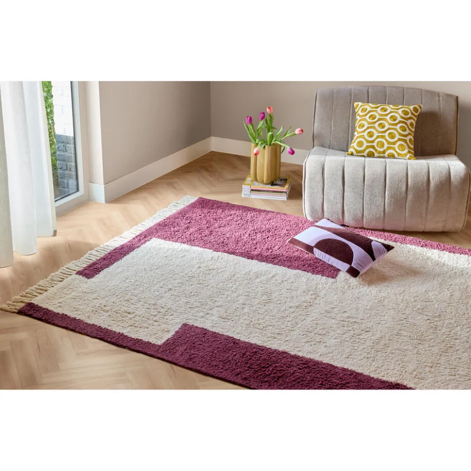 Vloerkleed Ruby Bordeaux - 160x230 Cm|Kwantum Hot