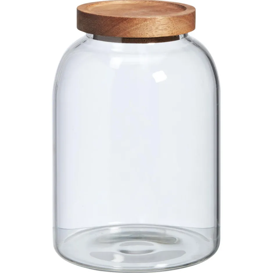 Voorraadpot Acacia Transparant ø 13x19 Cm|Kwantum Hot