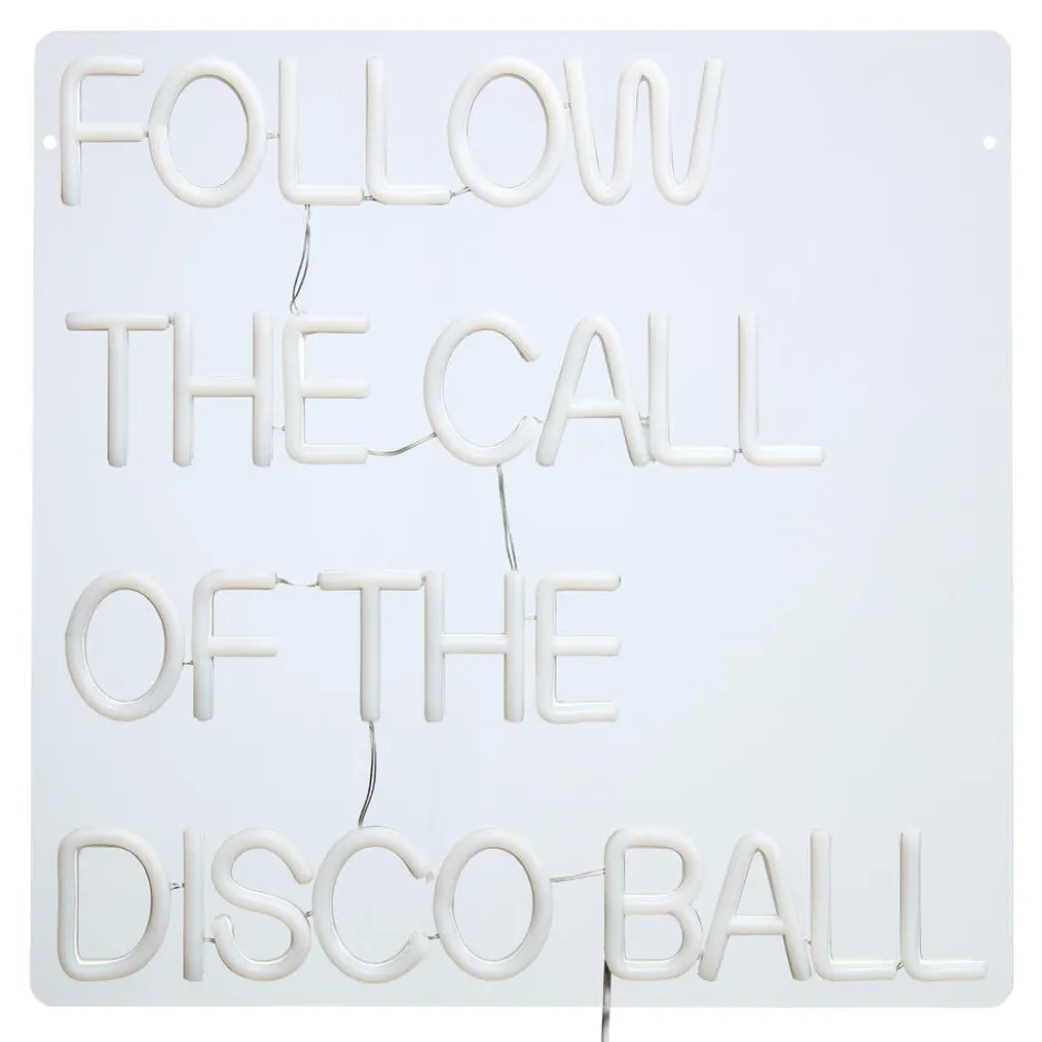 Wandlamp Neon Discoball Rood|Kwantum Best