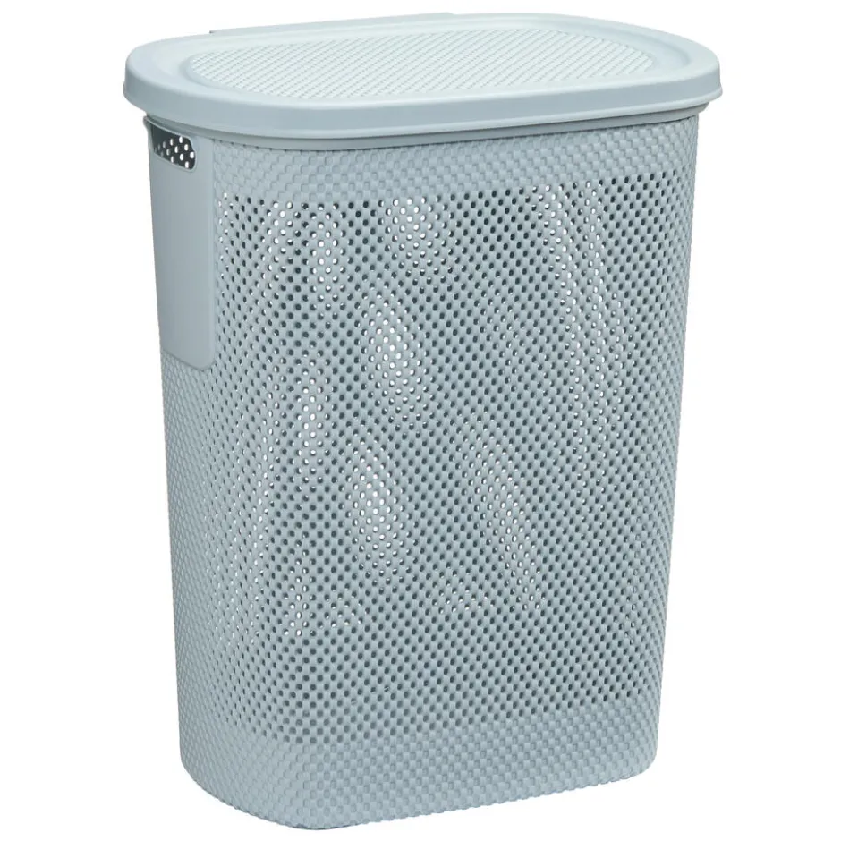 Wasmand Kunststof 60 Liter Blauw|Kwantum Online