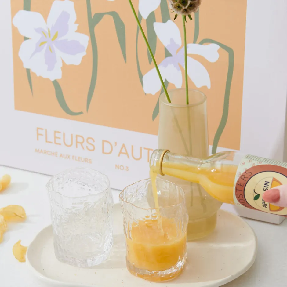 Waterglas Retro Transparant|Kwantum Sale